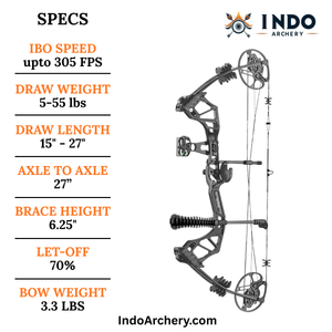 White Smoke EK Archery - Anvil Compound Bow EK Archery