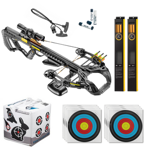 Black EK Archery Guillotine-X+ Compound Crossbow Bundle - 185lbs EK Archery