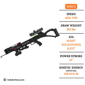 White Smoke Hori-Zone Sirius III ZB118A0 Compact High-Speed Crossbow Hori-Zone