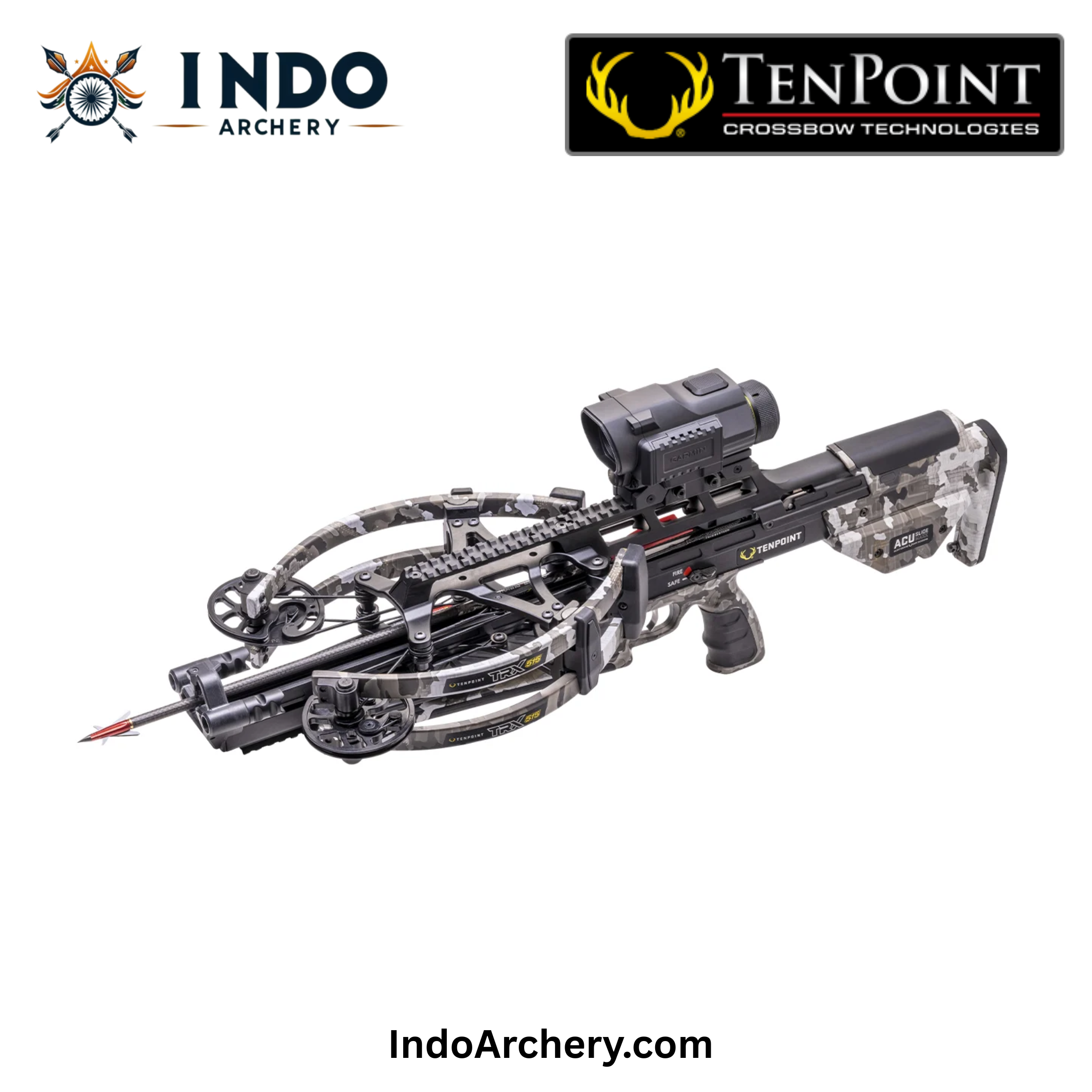 TenPoint TRX 515 Xero | 515 FPS Reverse-Draw Crossbow with Garmin Xero Scope