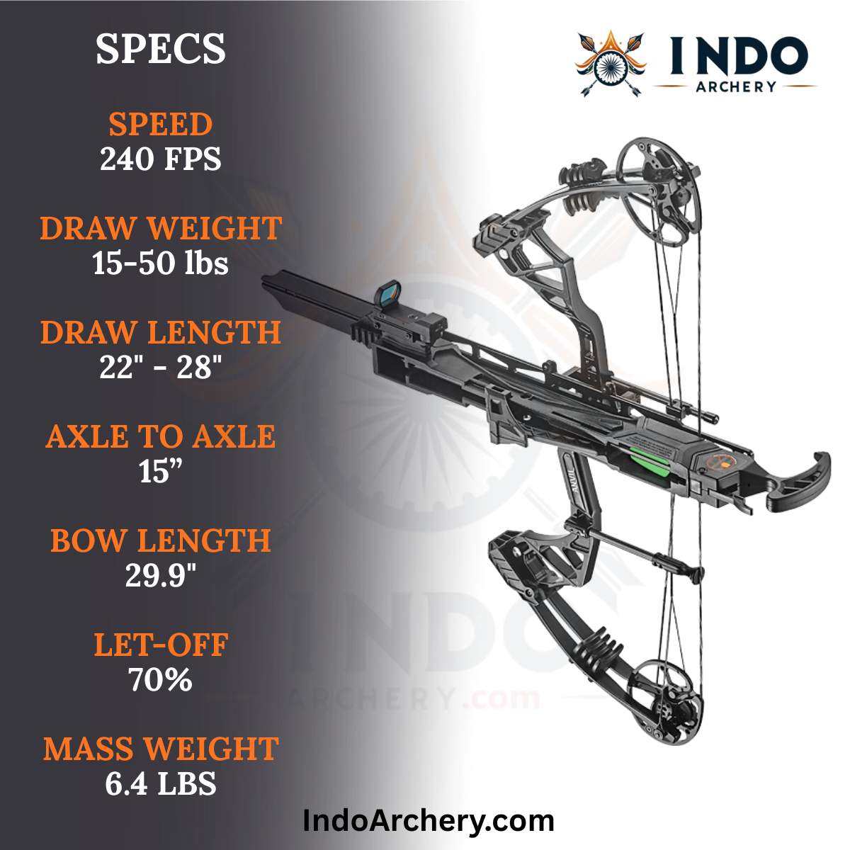 EK Archery - Whipshot Repeating Compound Bow (Black)