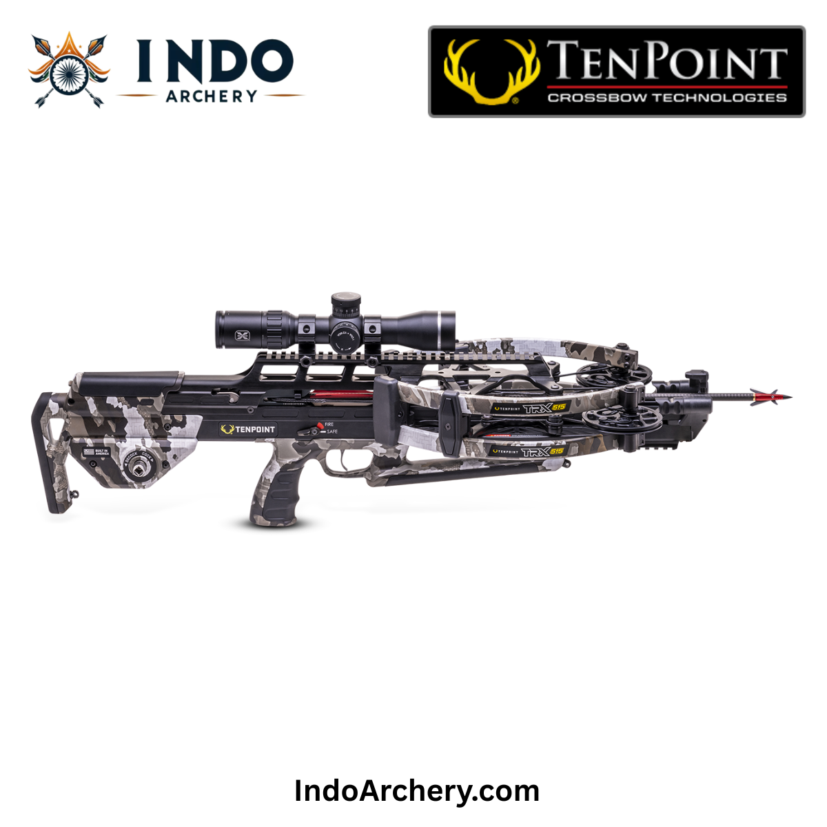 TenPoint TRX 515 | 515 FPS Reverse-Draw Crossbow with Marksman Elite Scope