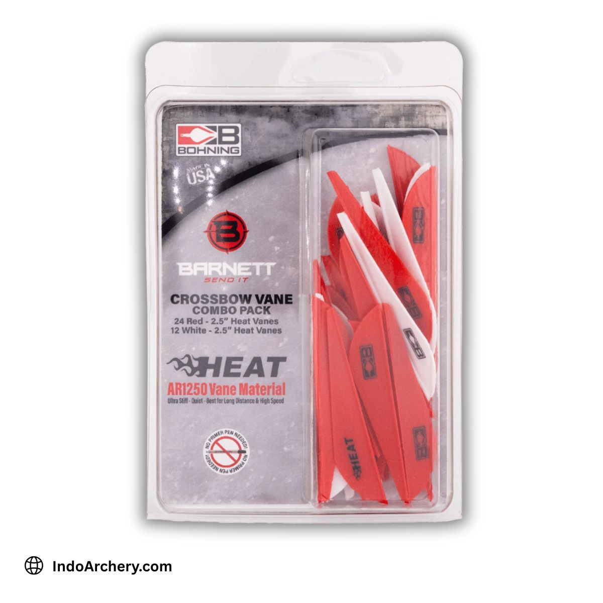 Barnett Bohning Heat Vanes 36 pieces– 2.5" Crossbow Vanes