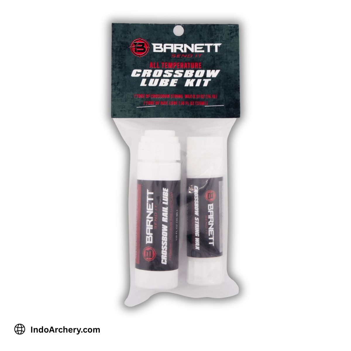 Barnett Crossbow Lube Kit – Rail Lube & String Wax Set