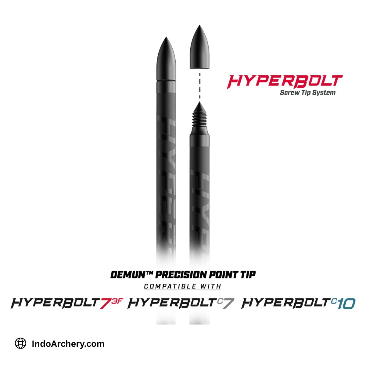Barnett Demun Precision Point Tips 12 pieces– Hyperbolt Field Points