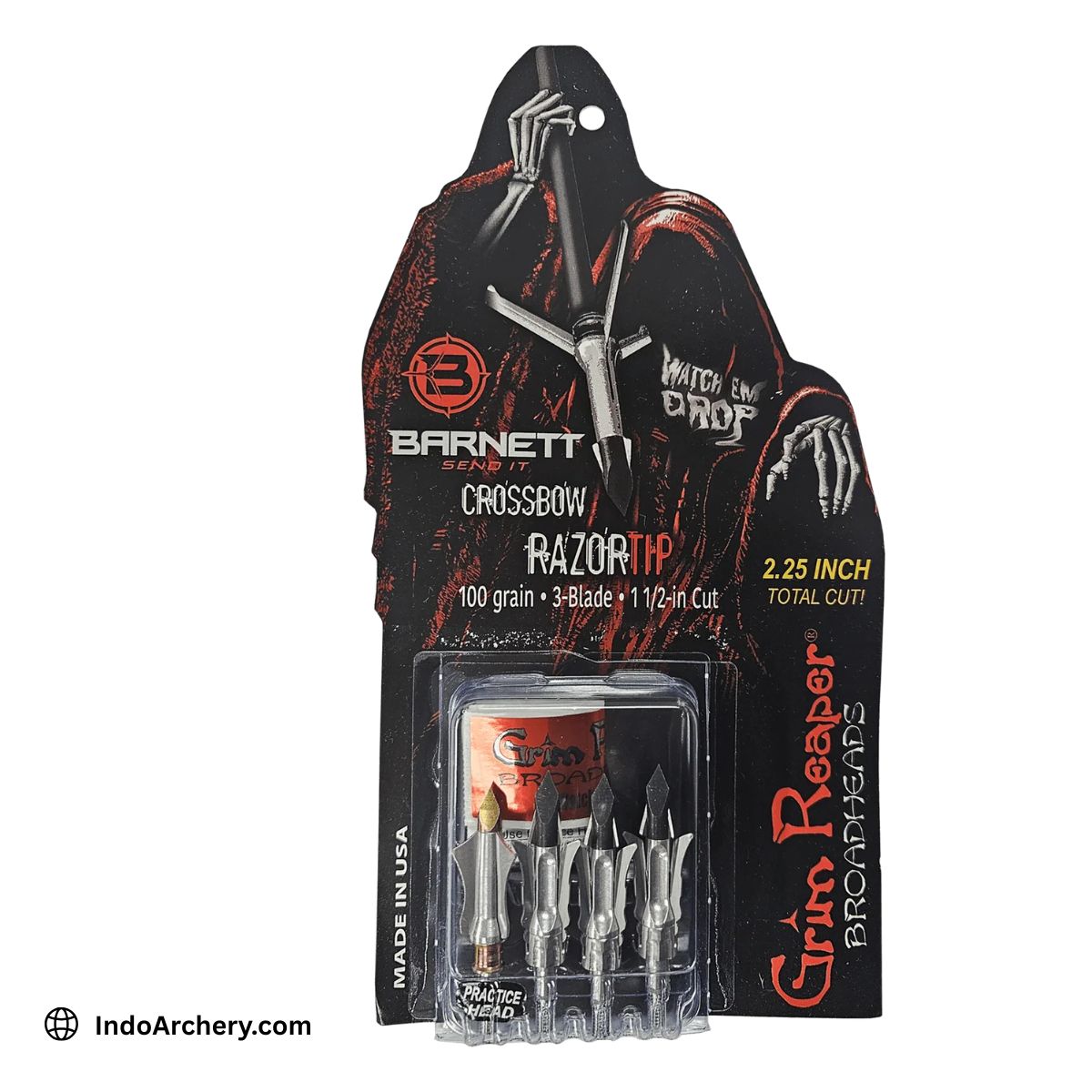 Barnett Grim Reaper RazorTip Broadheads 3 pieces– 100 Grain