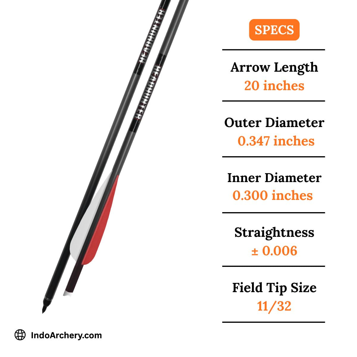Barnett Headhunter 20 Inch Arrows Bulk Pack 12 & 36 pieces