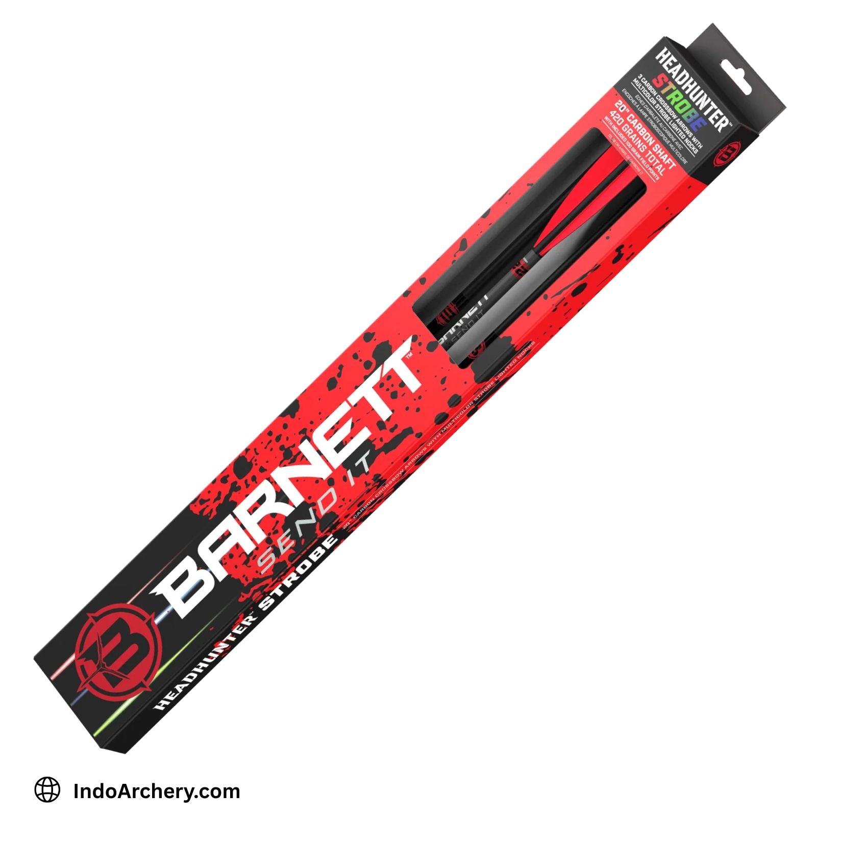 Barnett Headhunter 20 Lighted Strobe Arrows 3 pieces
