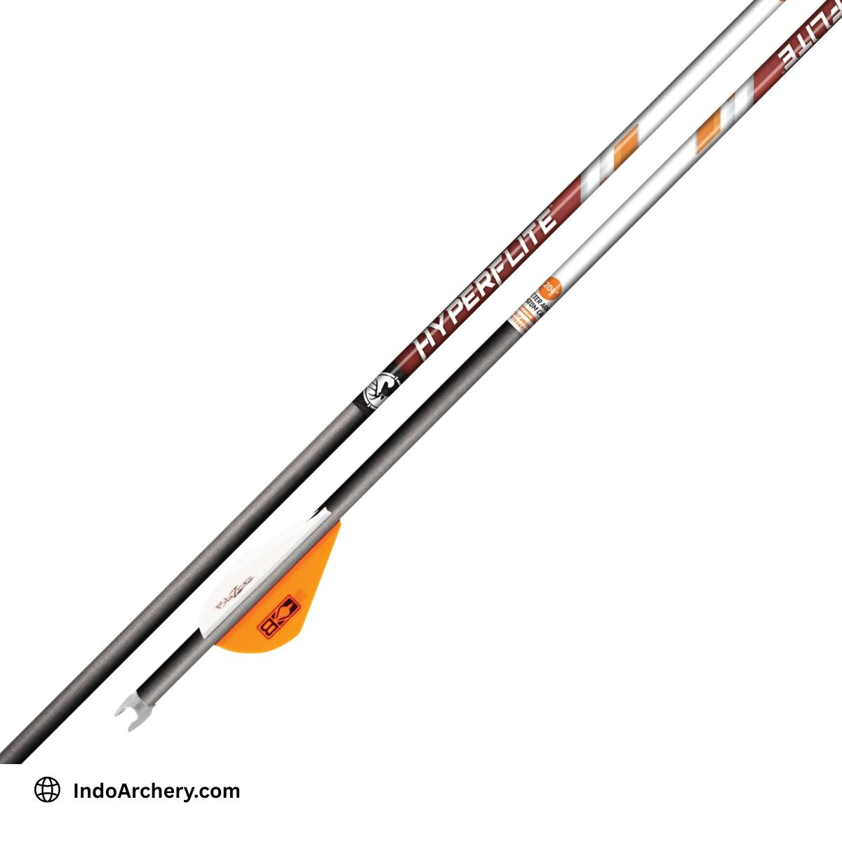 Barnett HyperFlite 22 Inch Arrows 3 pieces Orange White