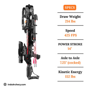 White Smoke Barnett Hyper Raptor BCX 425 FPS X-Factor Scope Power Barnett