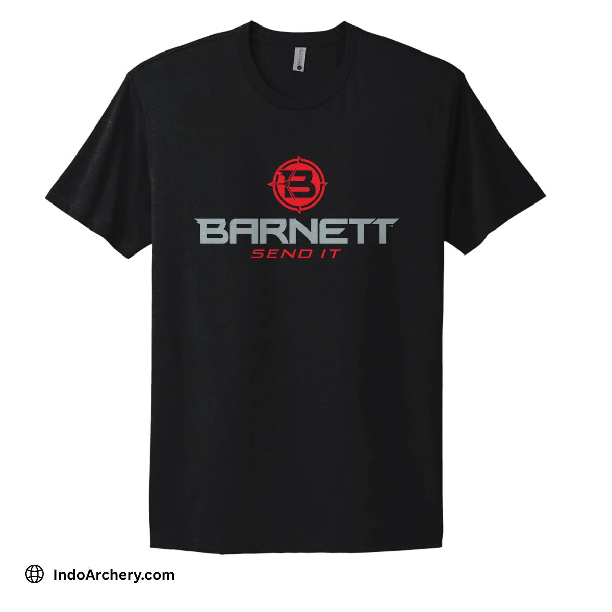 Barnett Send It Tee – Black Cotton Blend Graphic T-Shirt
