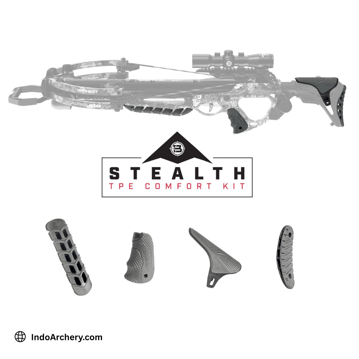 Barnett Stealth Comfort Kit – Grip & Shock Upgrade Set