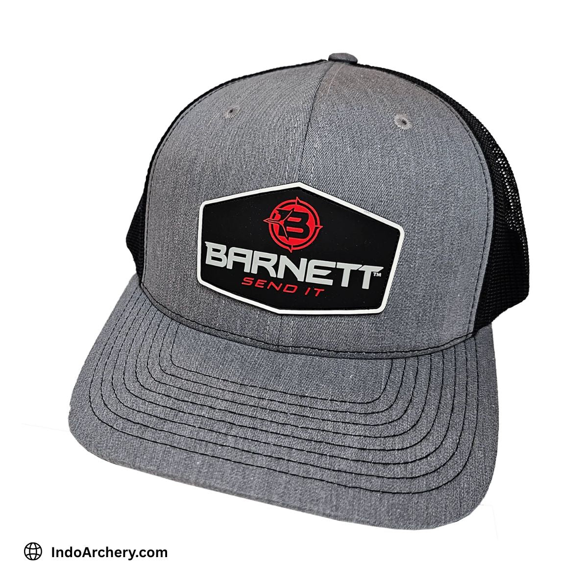 Barnett Trucker Hats Collection – Black, Grey, Camo & Leather Patch Snapback Caps