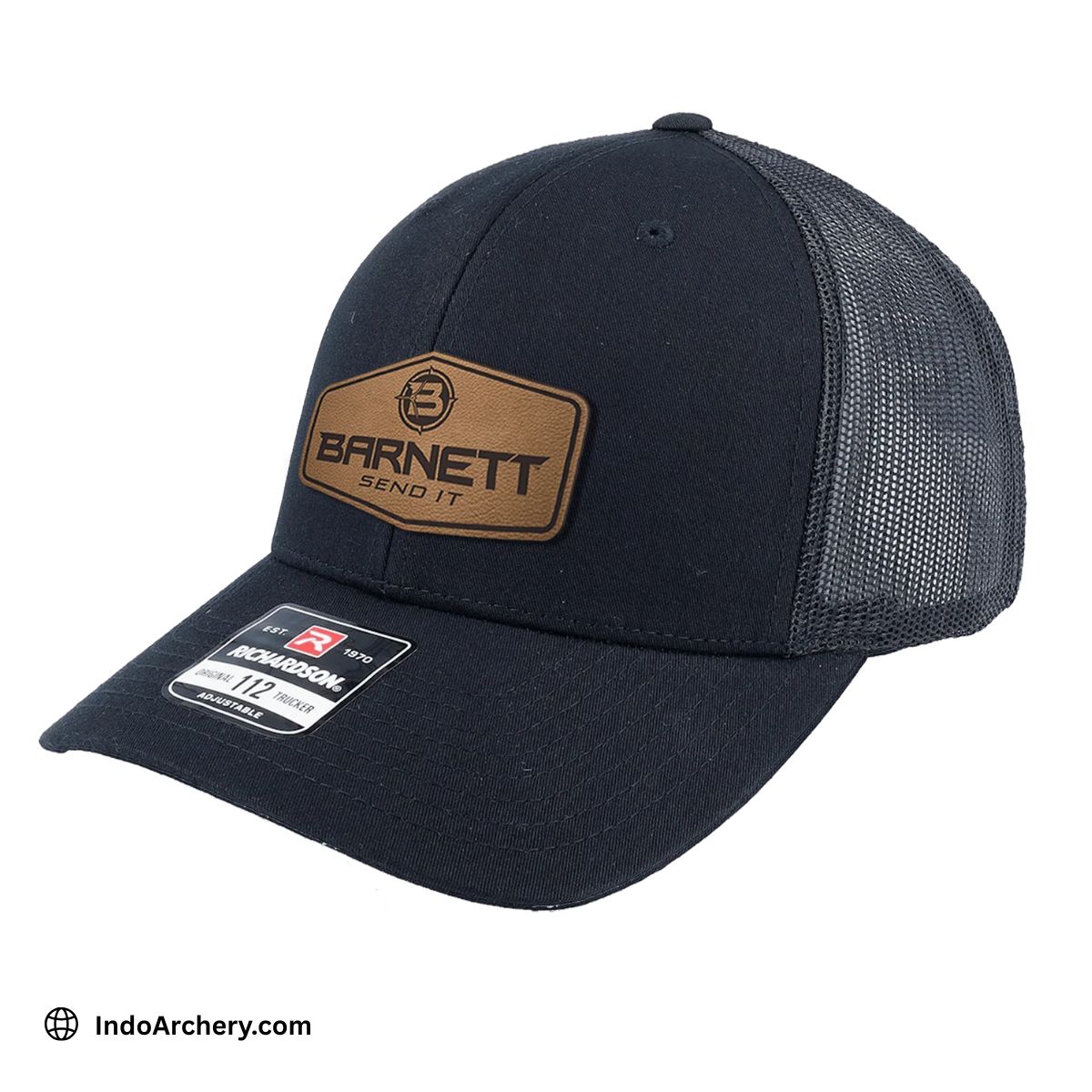 Barnett Trucker Hats Collection – Black, Grey, Camo & Leather Patch Snapback Caps