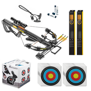 Black EK Archery Guillotine-M+ Compound Crossbow  Bundle- 185lbs EK Archery