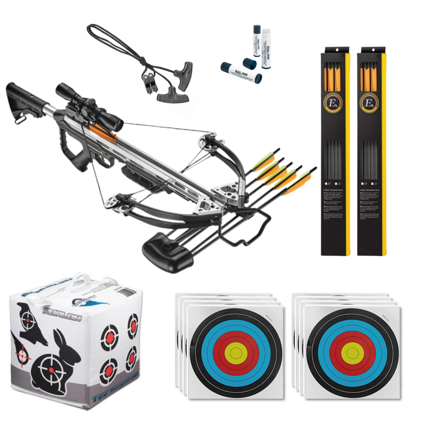 EK Archery Torpedo Compound Crossbow Bundle - 185lbs