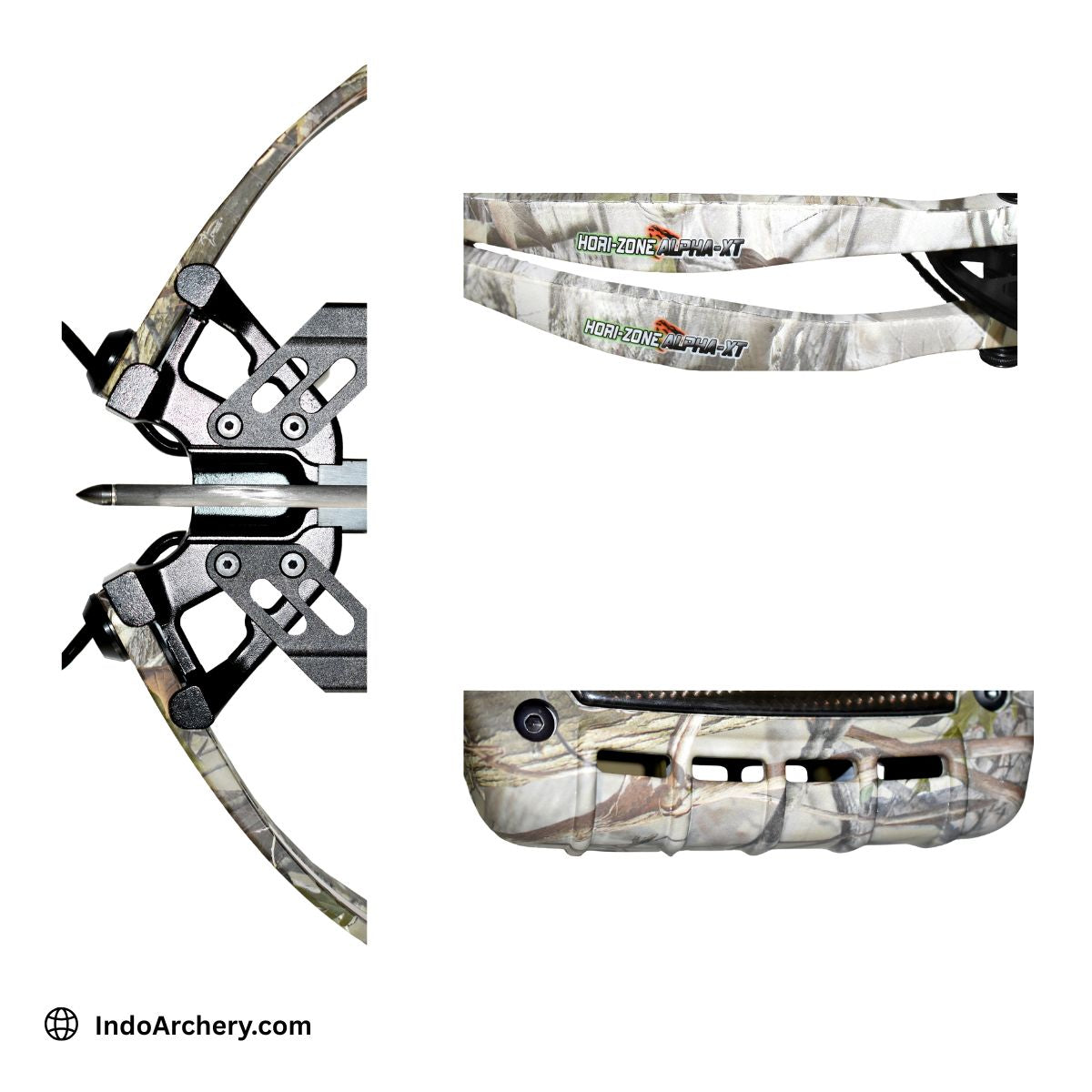 White Smoke Hori-Zone Alpha-XT Crossbow | 365+ FPS Lightweight Design Hori-Zone