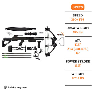 White Smoke Hori-Zone Kornet 390-XT Crossbow Package 390fps Hori-Zone