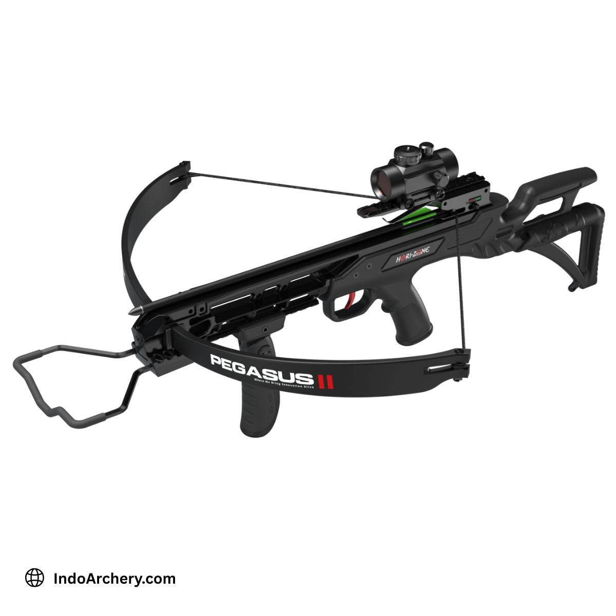 White Smoke Hori-Zone Pegasus II Recurve Crossbow | 265 FPS Compact Hori-Zone