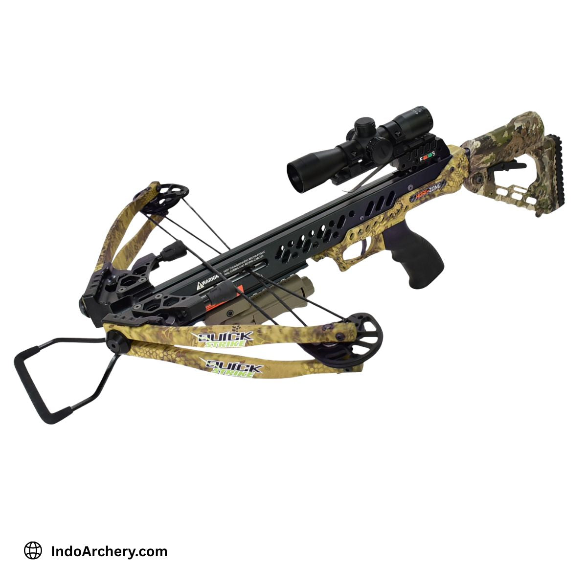 White Smoke Hori-Zone Quick Strike Crossbow | 375 FPS Lightweight Design Hori-Zone