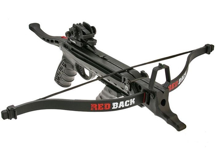 Hori-Zone Redback RTS Pistol Crossbow 80lb - Black