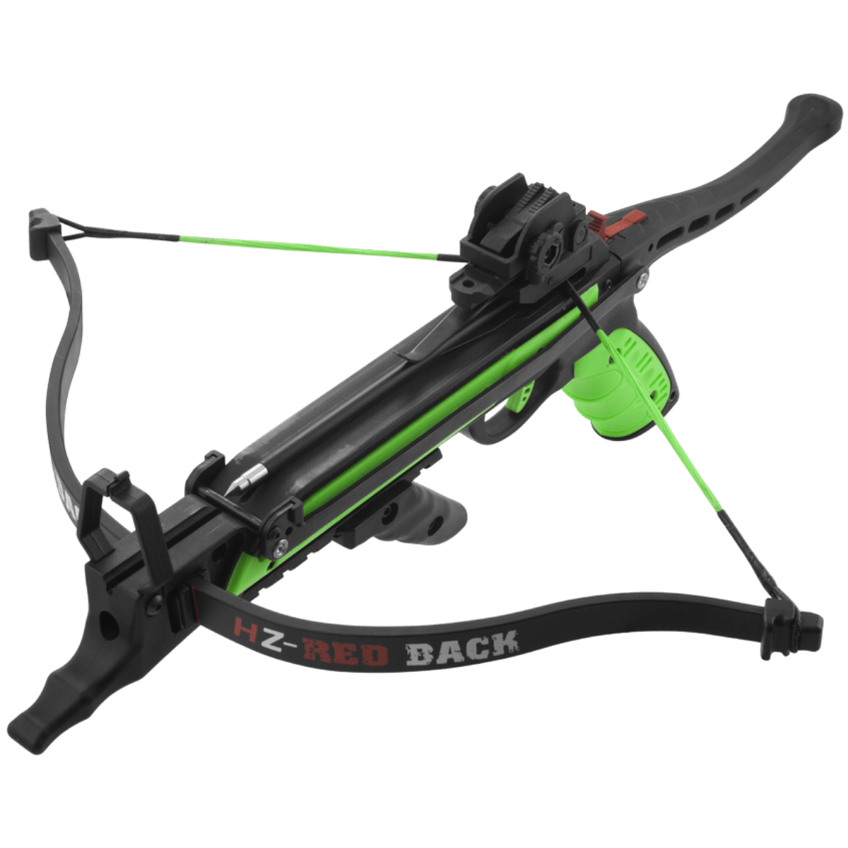Hori-Zone Redback RTS Pistol Crossbow 80lb - Green/Black – IndoArchery.com