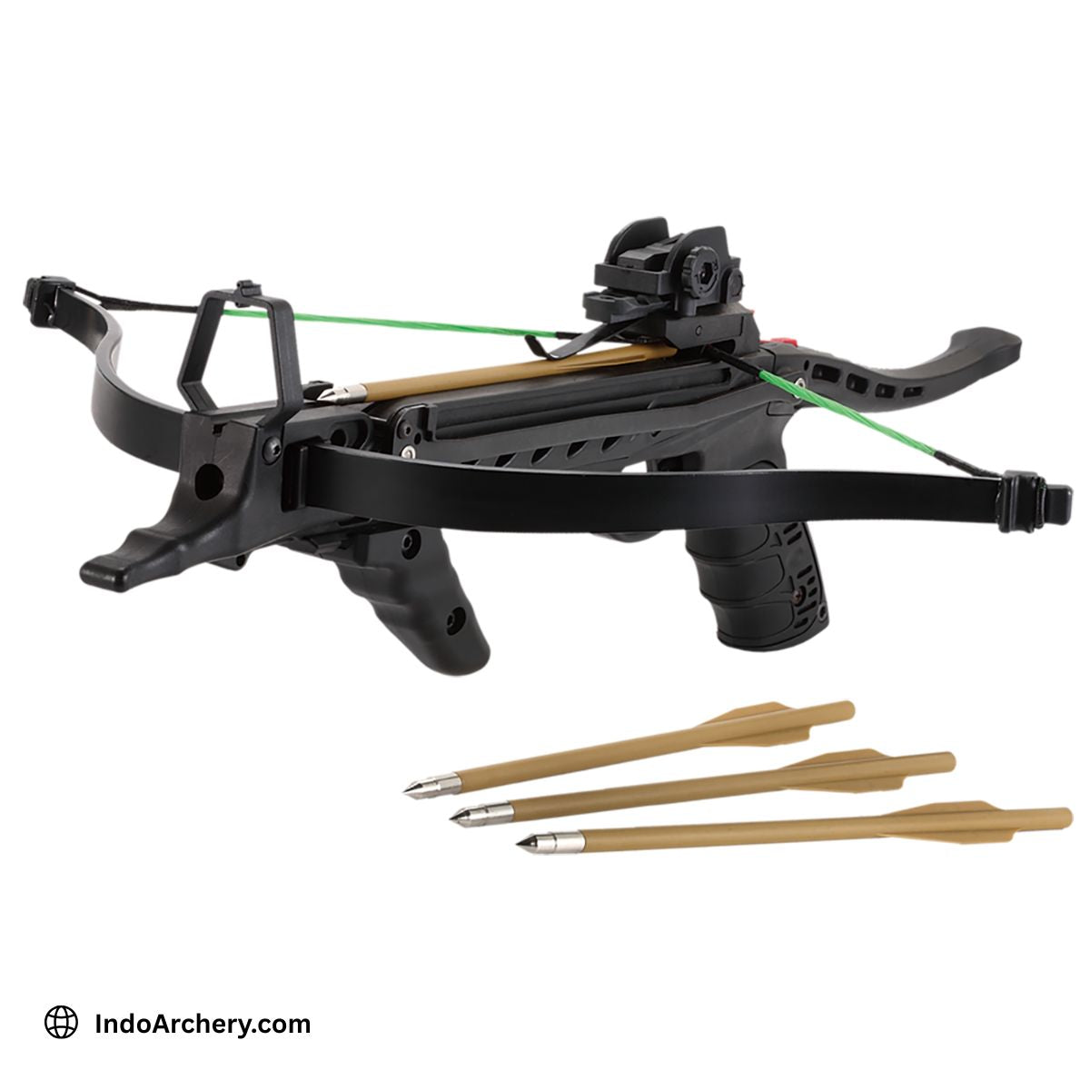 Hori-Zone Redback Pistol Crossbow 80lb - Black