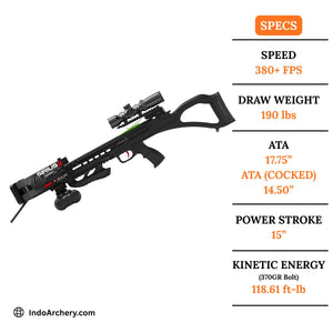 White Smoke Hori-Zone Sirius II ZB117A0 Compact High-Speed Crossbow Hori-Zone
