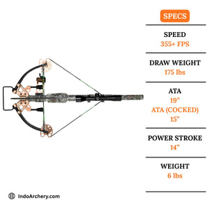 White Smoke Hori-Zone Stealth Crossbow | 355+ FPS Lightweight Precision Hori-Zone