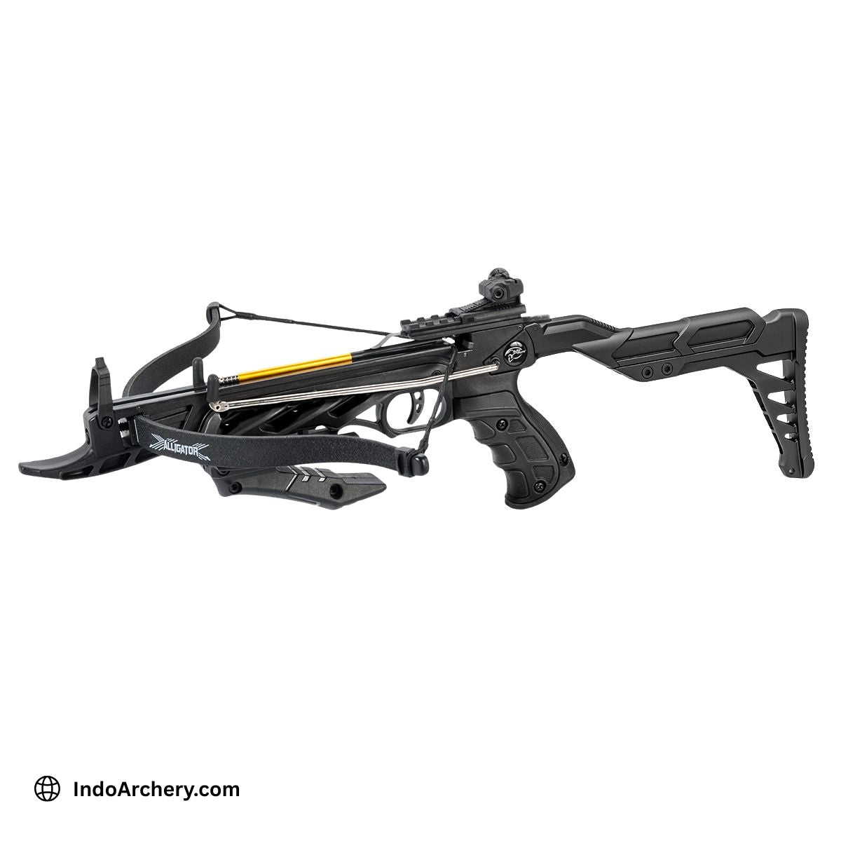 Man Kung MK-TCS2BK Alligator Crossbow 80lbs 185 FPS