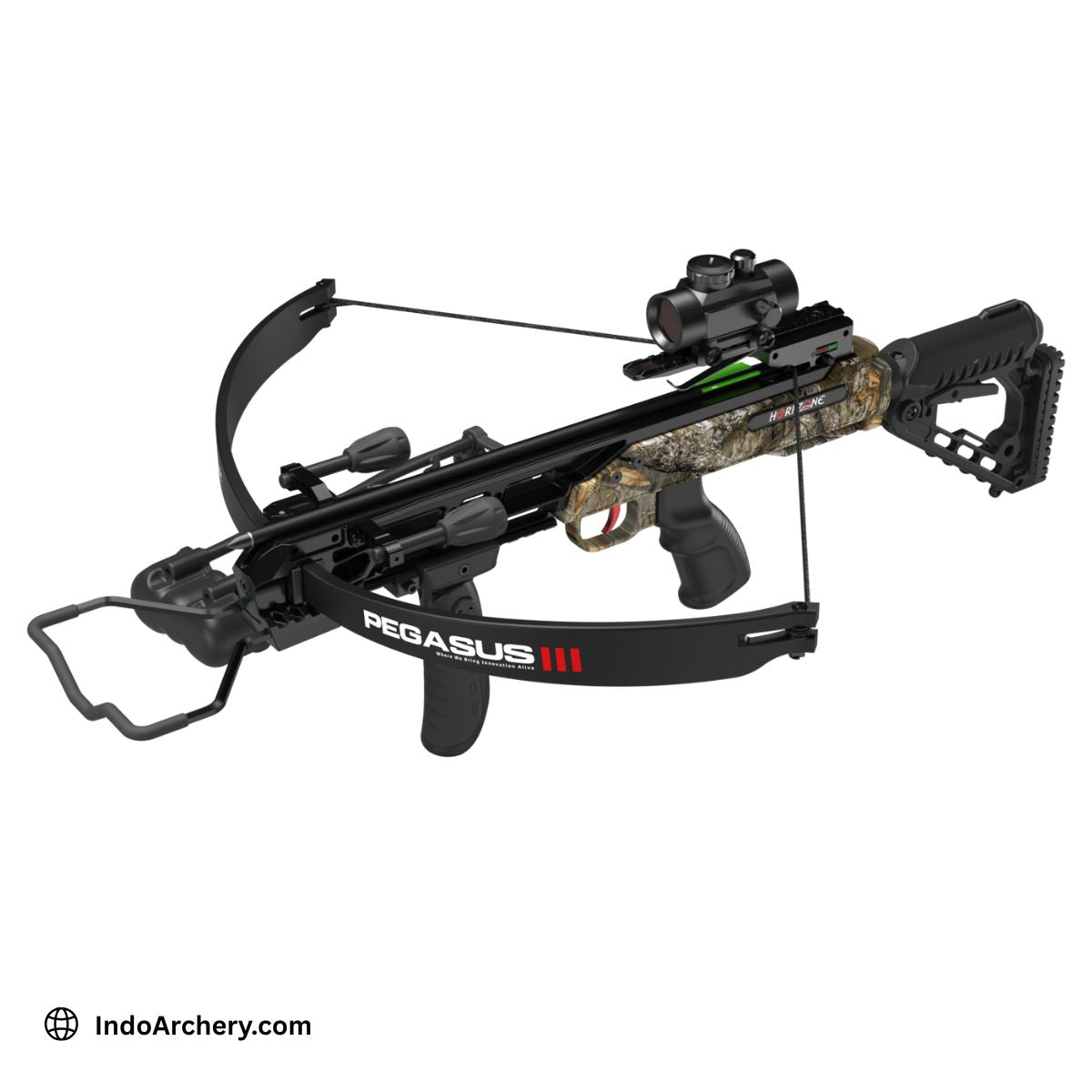 White Smoke Hori-Zone Pegasus III Recurve Crossbow | 275+ FPS Lightweight Design Hori-Zone