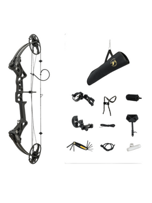 White Smoke Topoint M1 Compound Bow Package Topoint