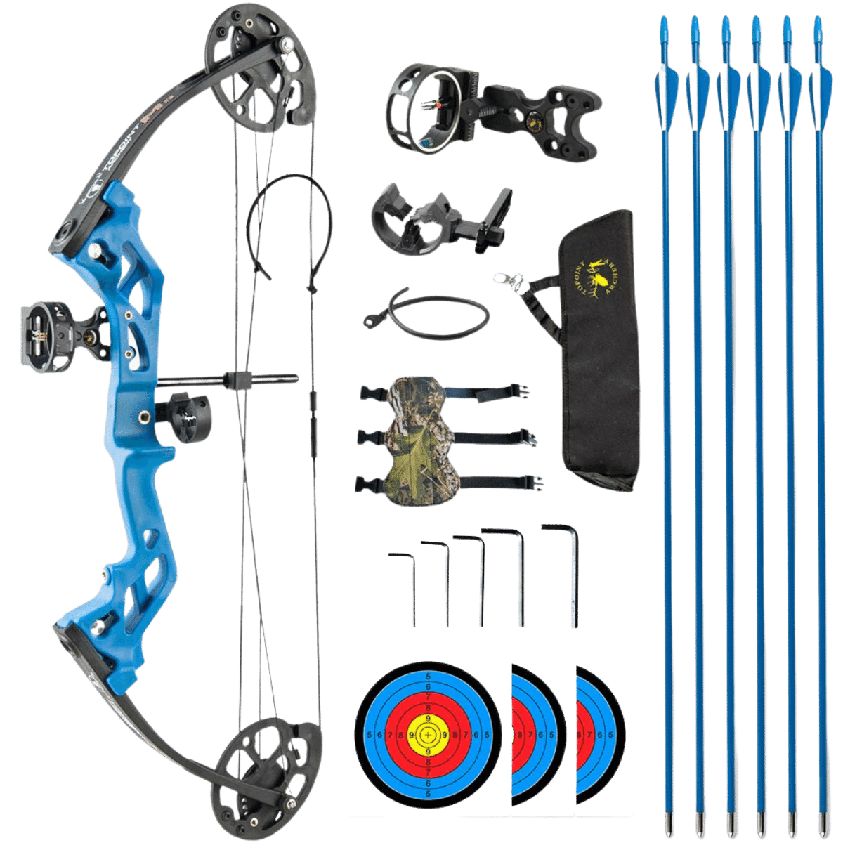 Topoint Archery Compound Youth Bow Package M3