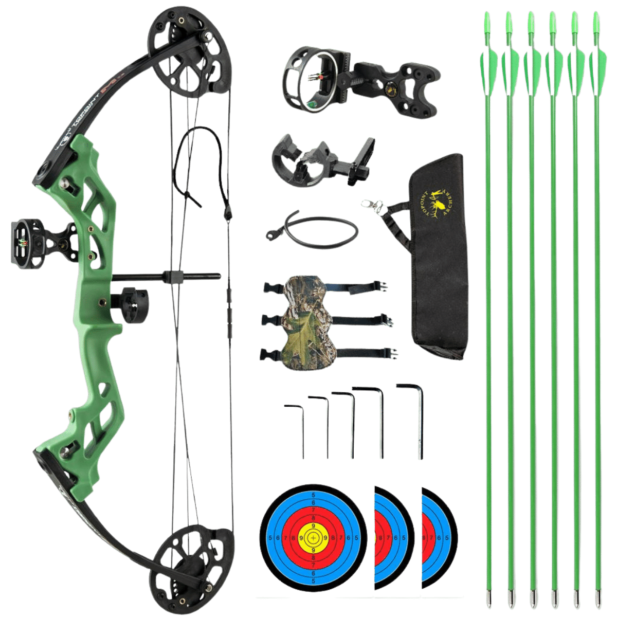 Topoint Archery Compound Youth Bow Package M3