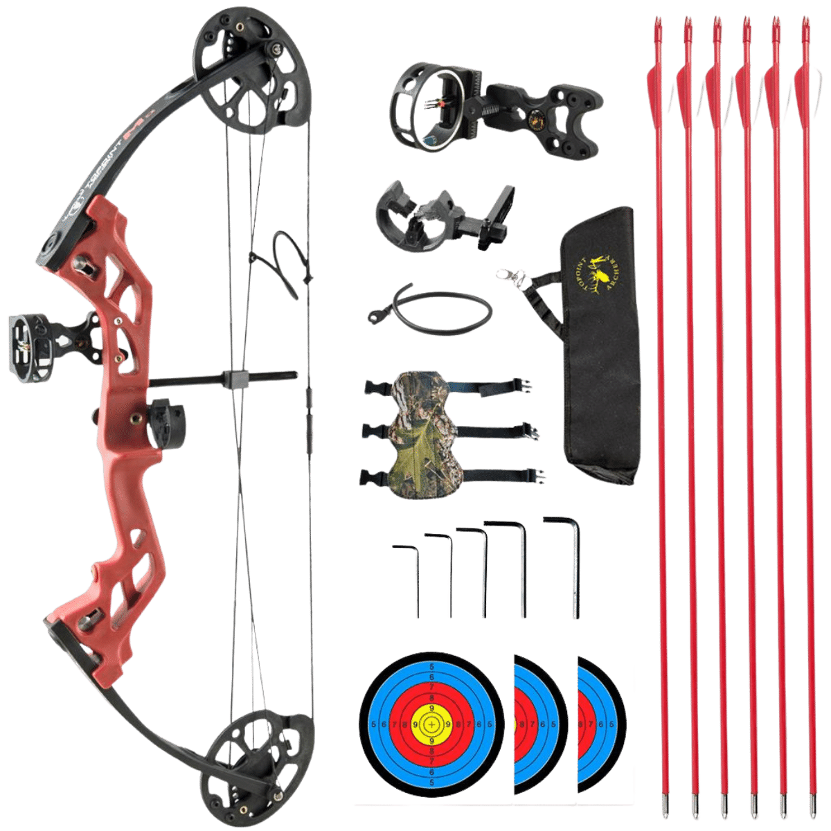 Topoint Archery Compound Youth Bow Package M3